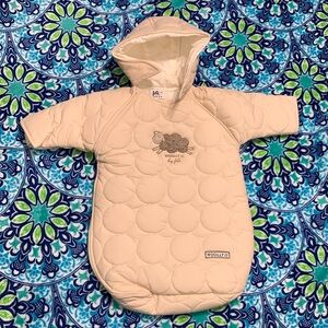 Kids Quilt Puffer Beige / Tan Footsie